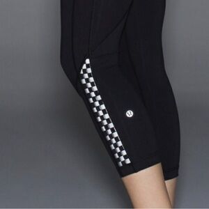 Lululemon Inspire Crop II Reflective Leggings Size 8